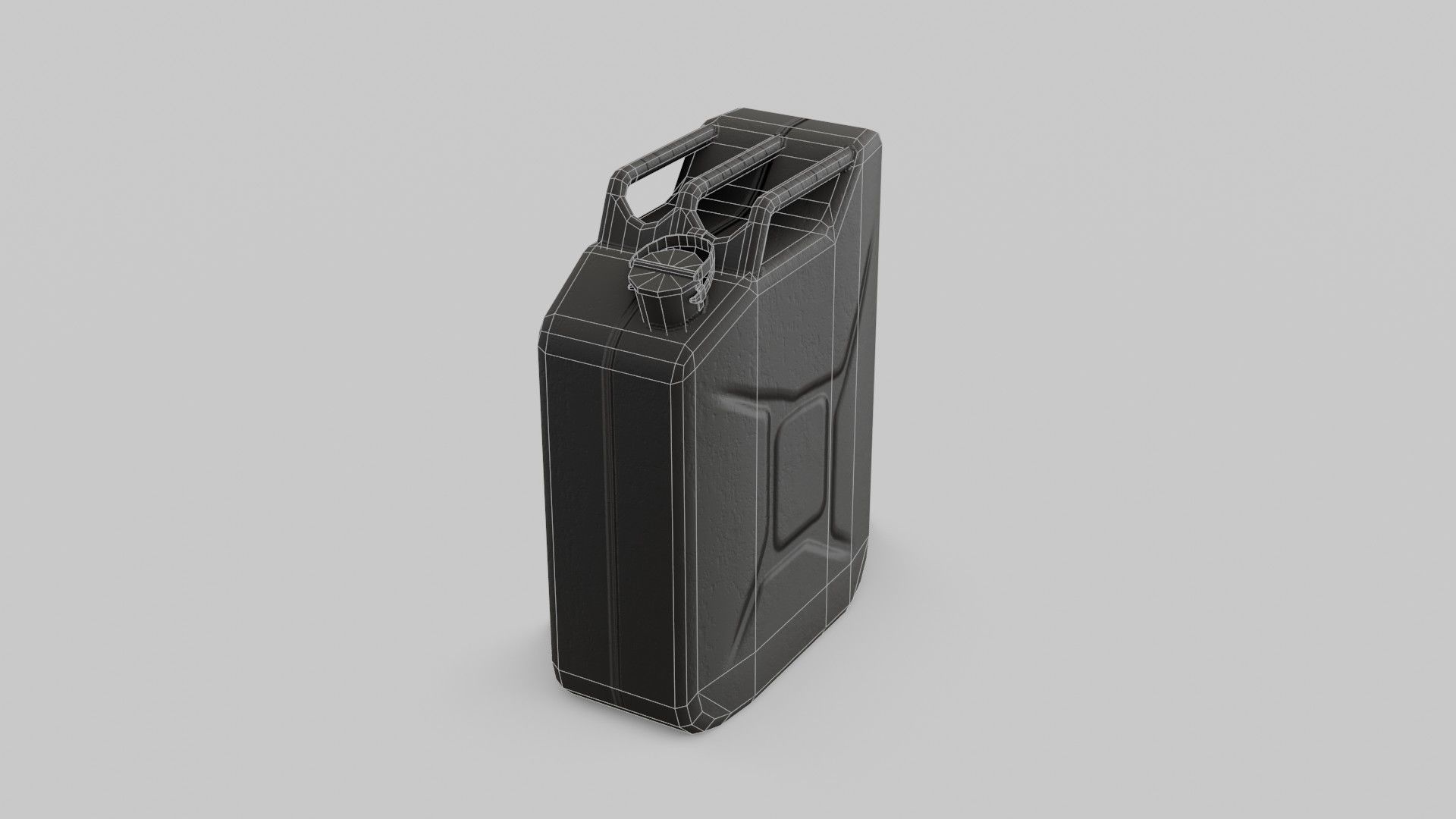 Jerrycan Asset 01 Low-poly 3D model_13