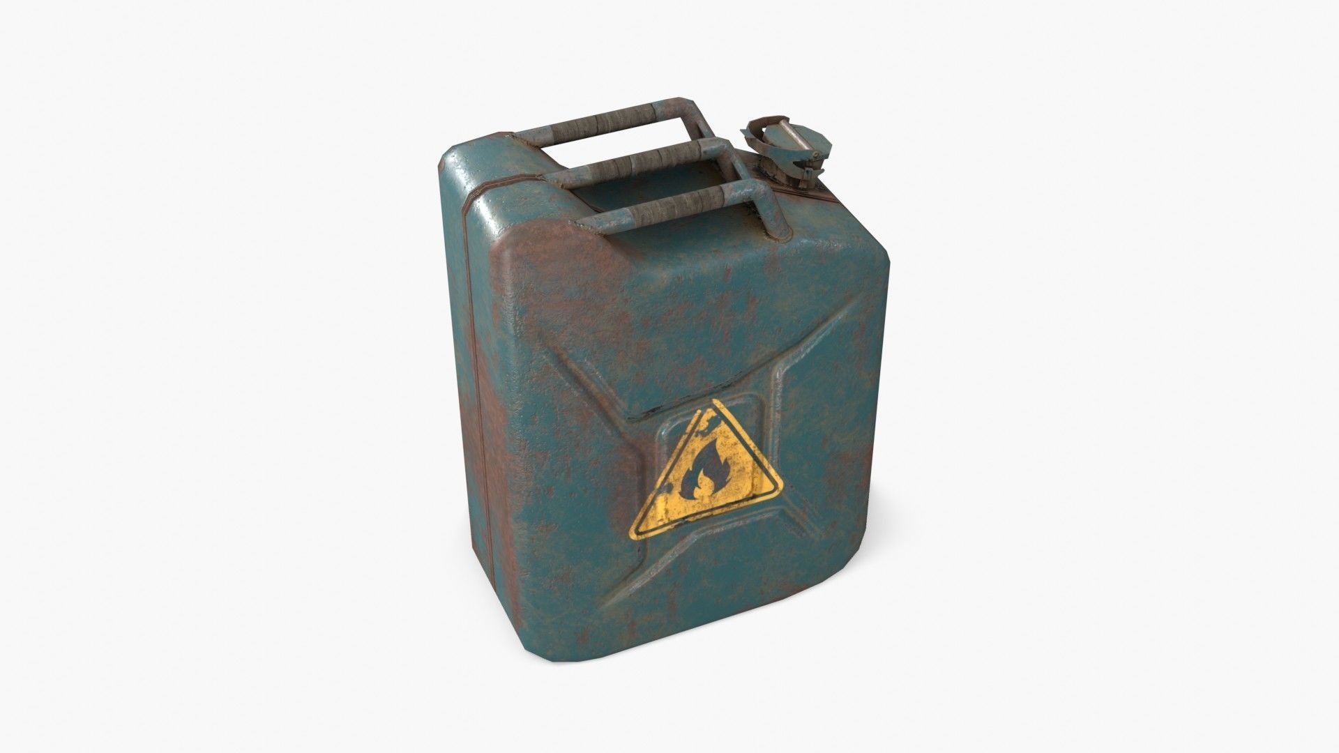 Jerrycan Asset 01 Low-poly 3D model_5