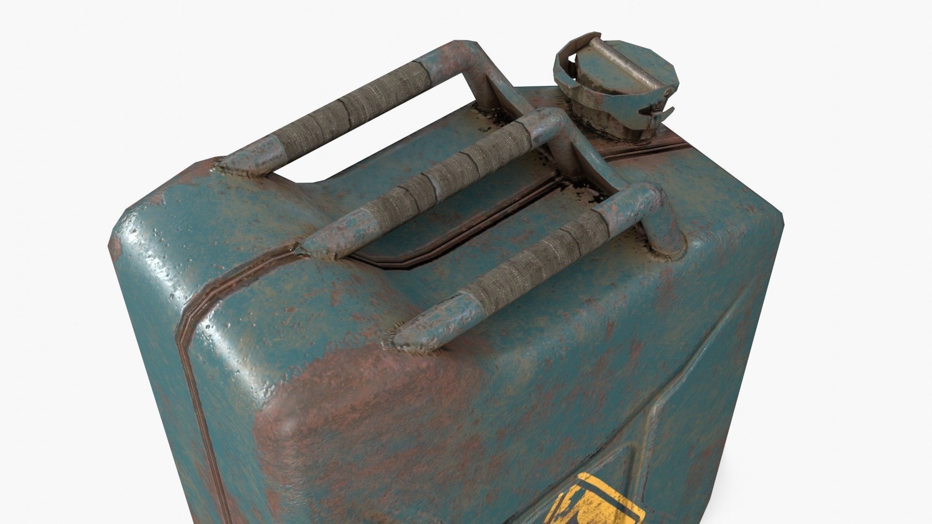 Jerrycan Asset 01 Low-poly 3D model_8