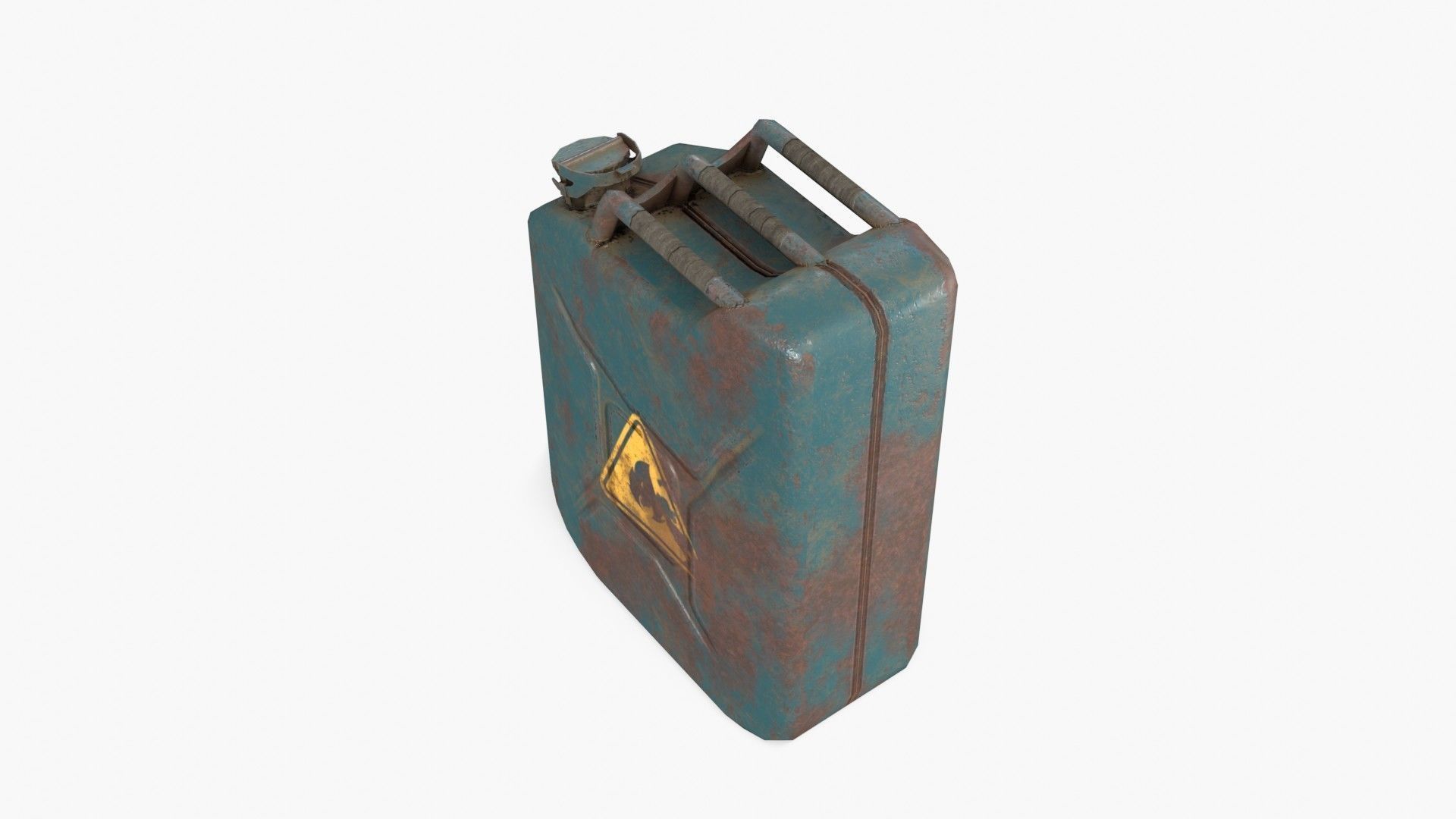 Jerrycan Asset 01 Low-poly 3D model_4