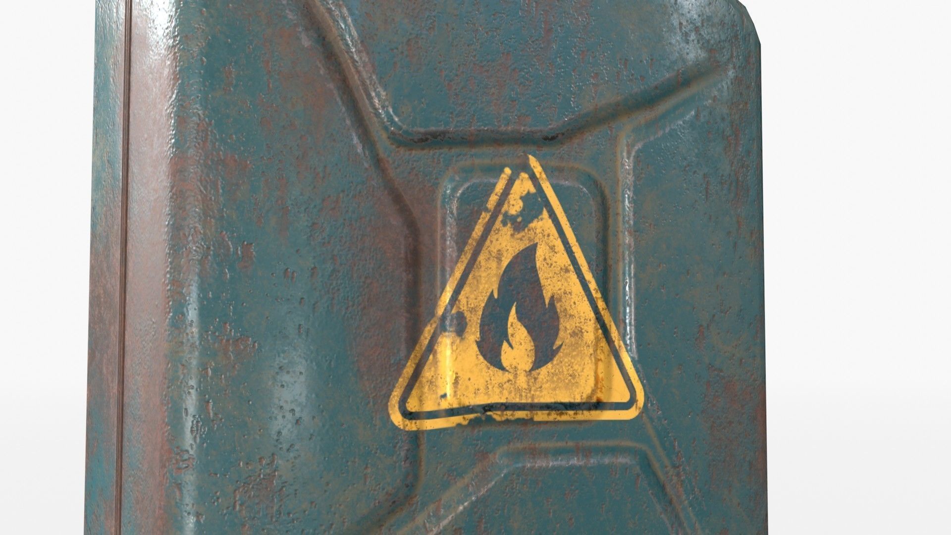 Jerrycan Asset 01 Low-poly 3D model_9