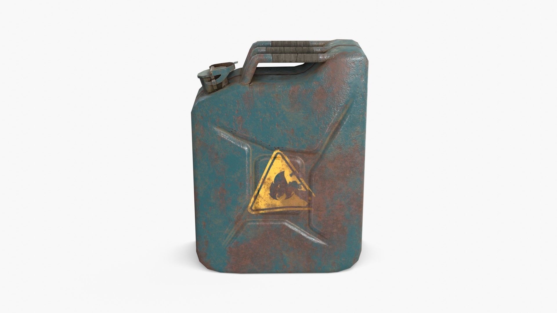 Jerrycan Asset 01 Low-poly 3D model_3