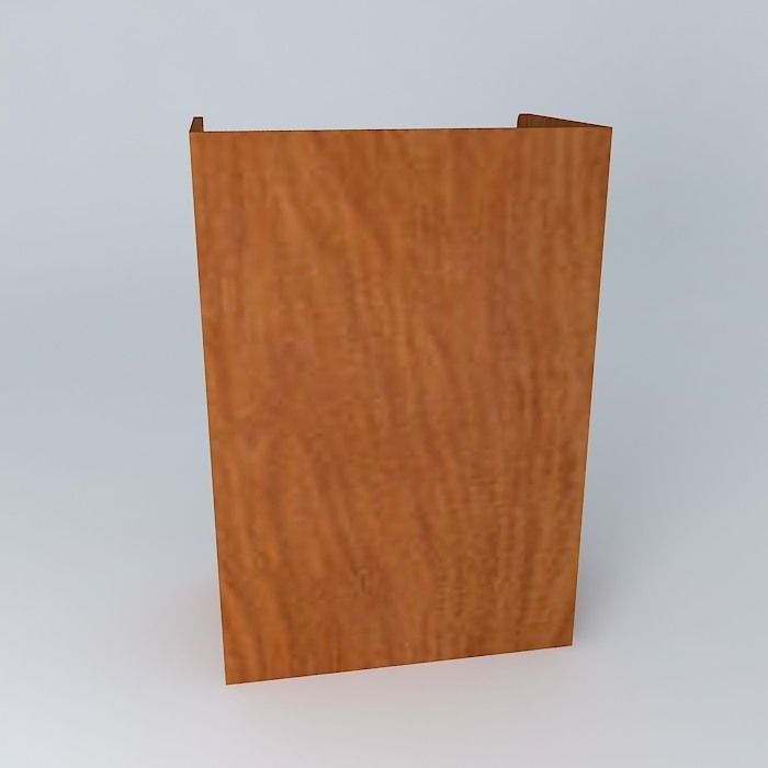 Teacher's Table Free 3D model_2