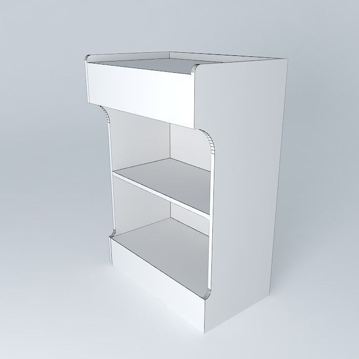 Teacher's Table Free 3D model_3