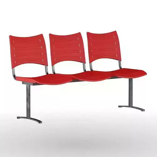 Triple Red Chair