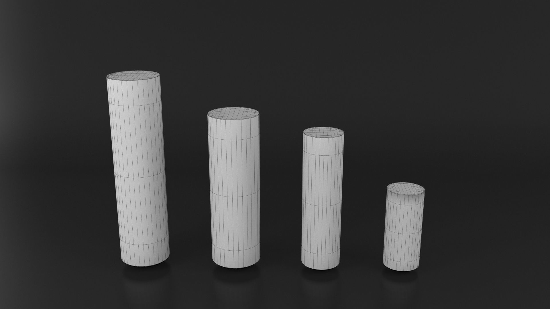 Voss  Artesian Still Water Four Size Bottles 3D model_4