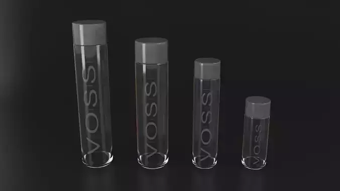 Voss  Artesian Still Water Four Size Bottles
