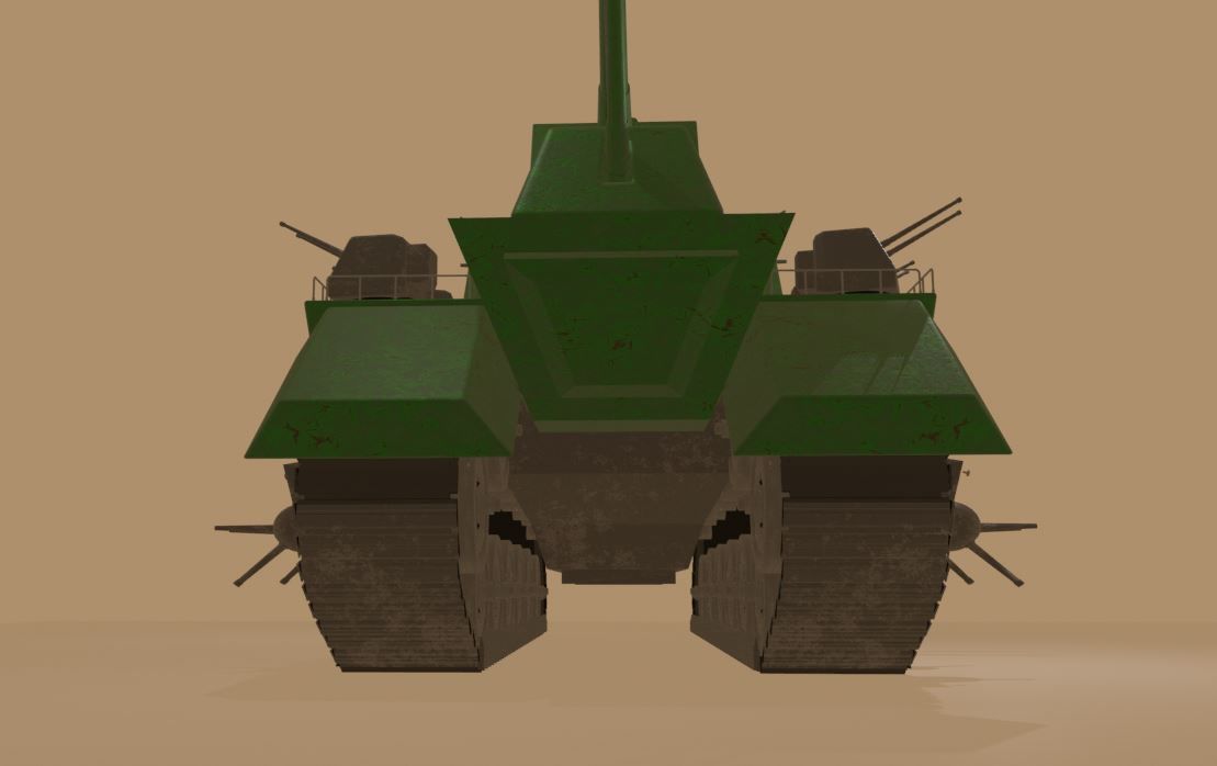 Super Heavy Tank 3D model_8
