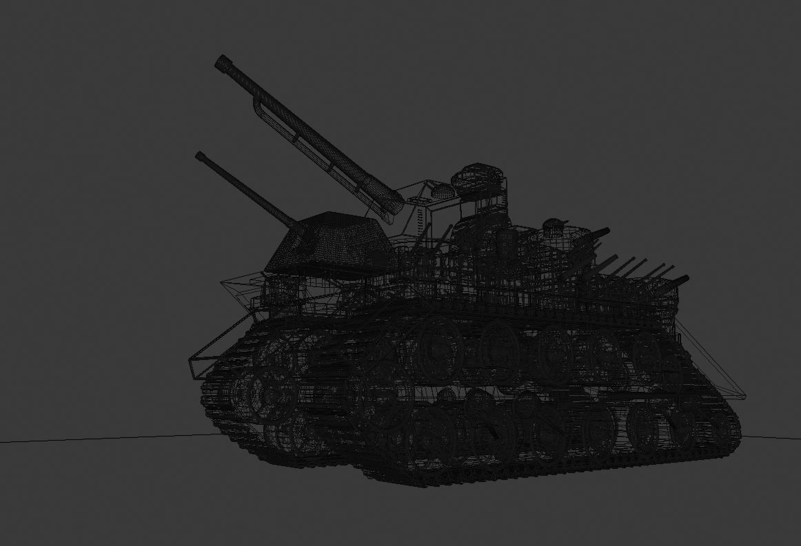 Super Heavy Tank 3D model_3