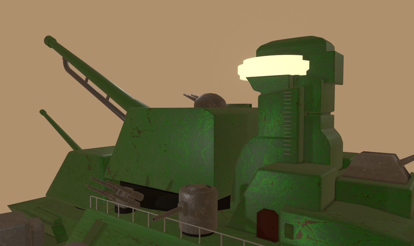 Super Heavy Tank 3D model_7