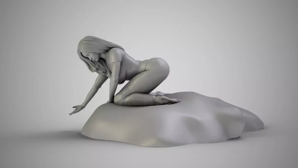 Touch the Lake 3D print model_1