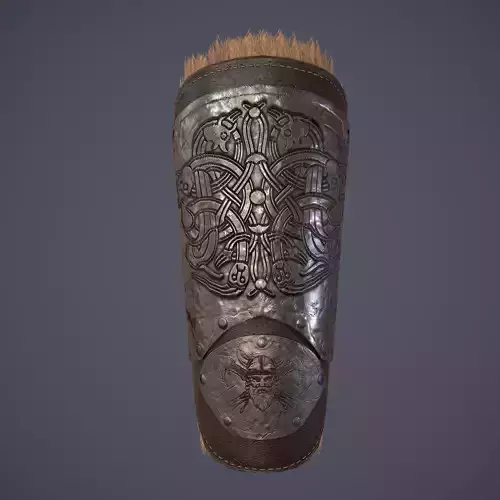 Viking Fur Lined Bracers