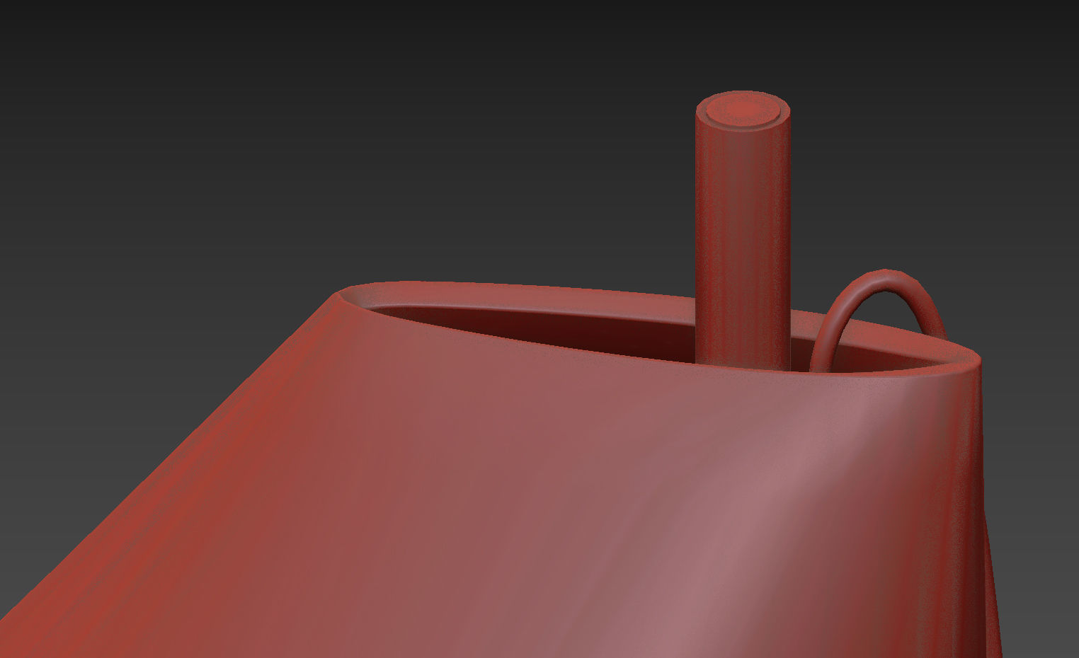 Louis Poulsen ALUMINUM BRASS Table Lamp 3D model_10