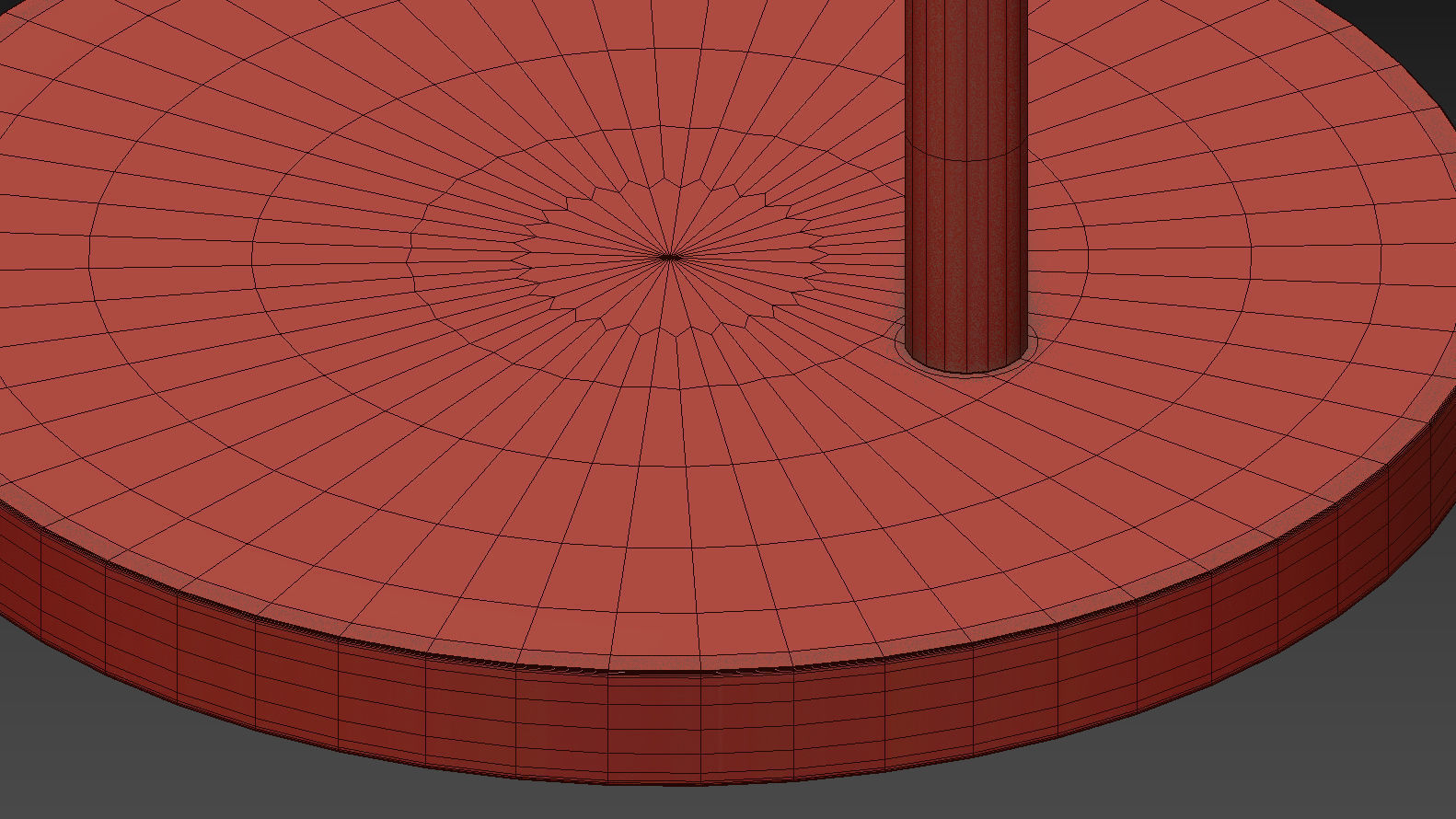 Louis Poulsen ALUMINUM BRASS Table Lamp 3D model_6