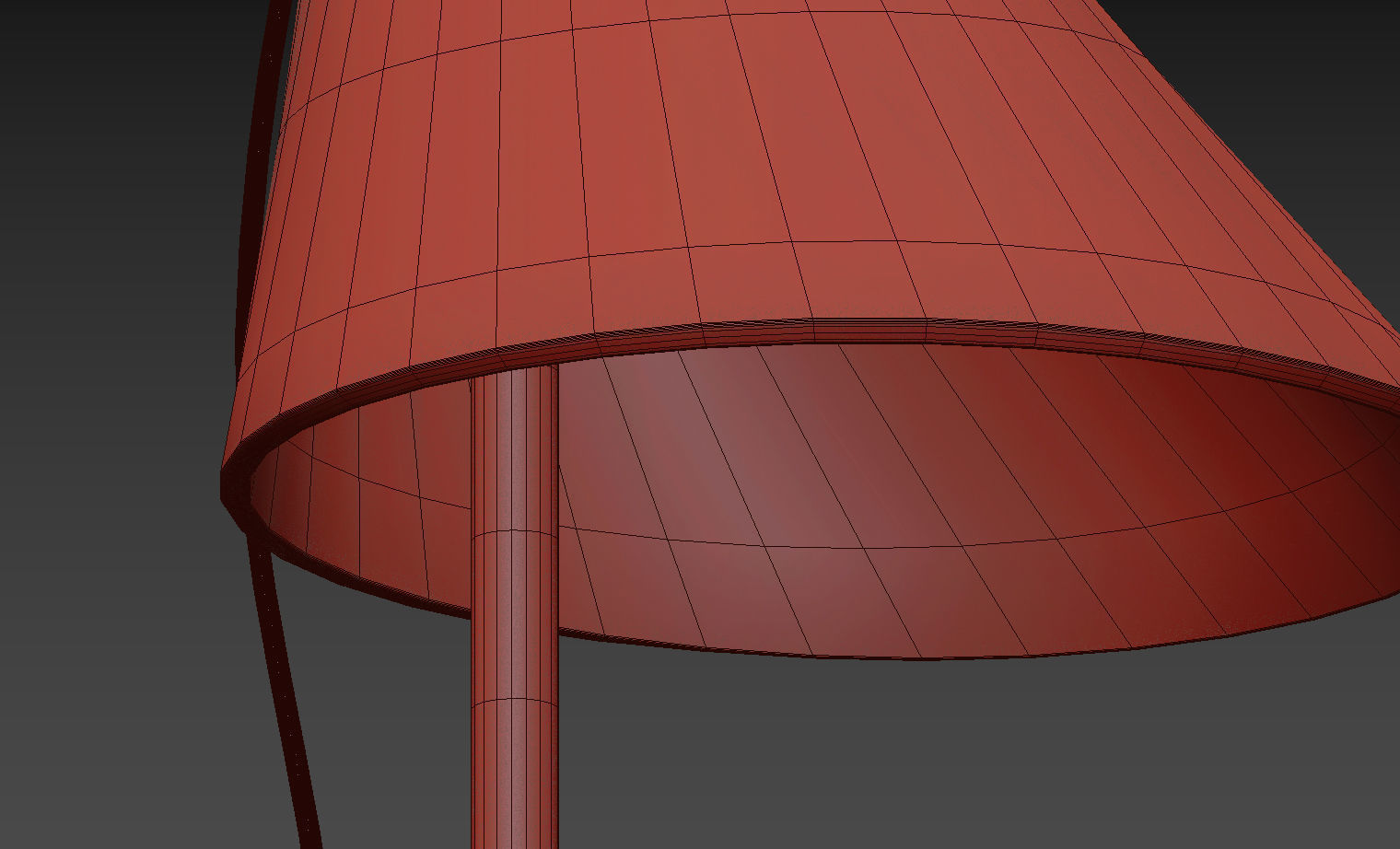 Louis Poulsen ALUMINUM BRASS Table Lamp 3D model_8