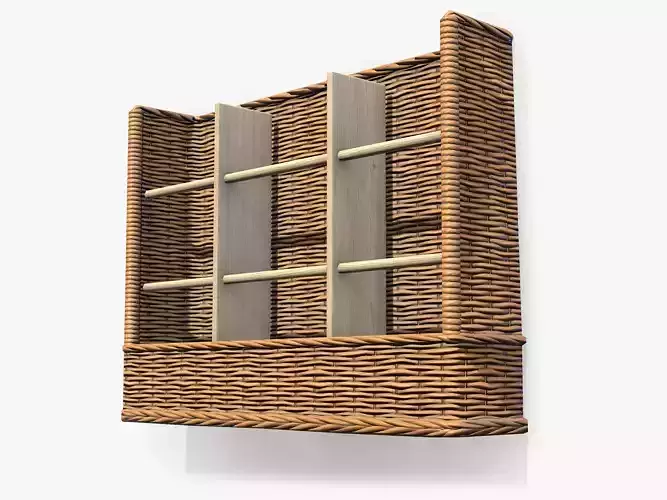 Wall Mounted Basket lowpoly