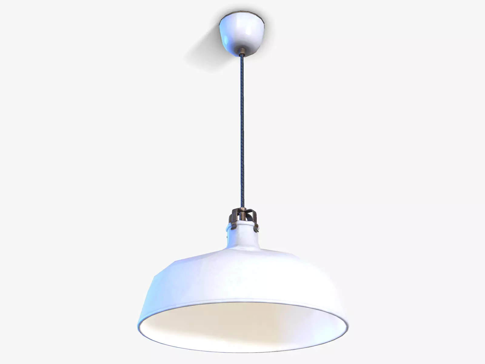 Ceiling Hanging Lamp lowpoly Low-poly 3D model_0