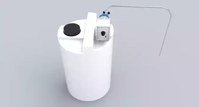 Chemical tank with emec dosing pump