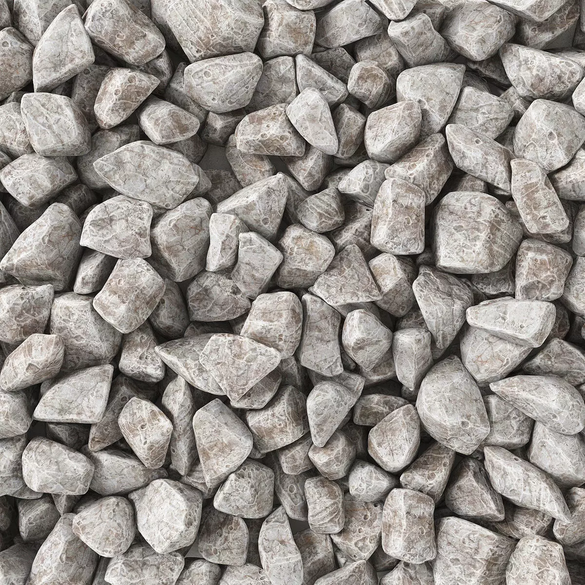 Rock stone granite  3D model_0