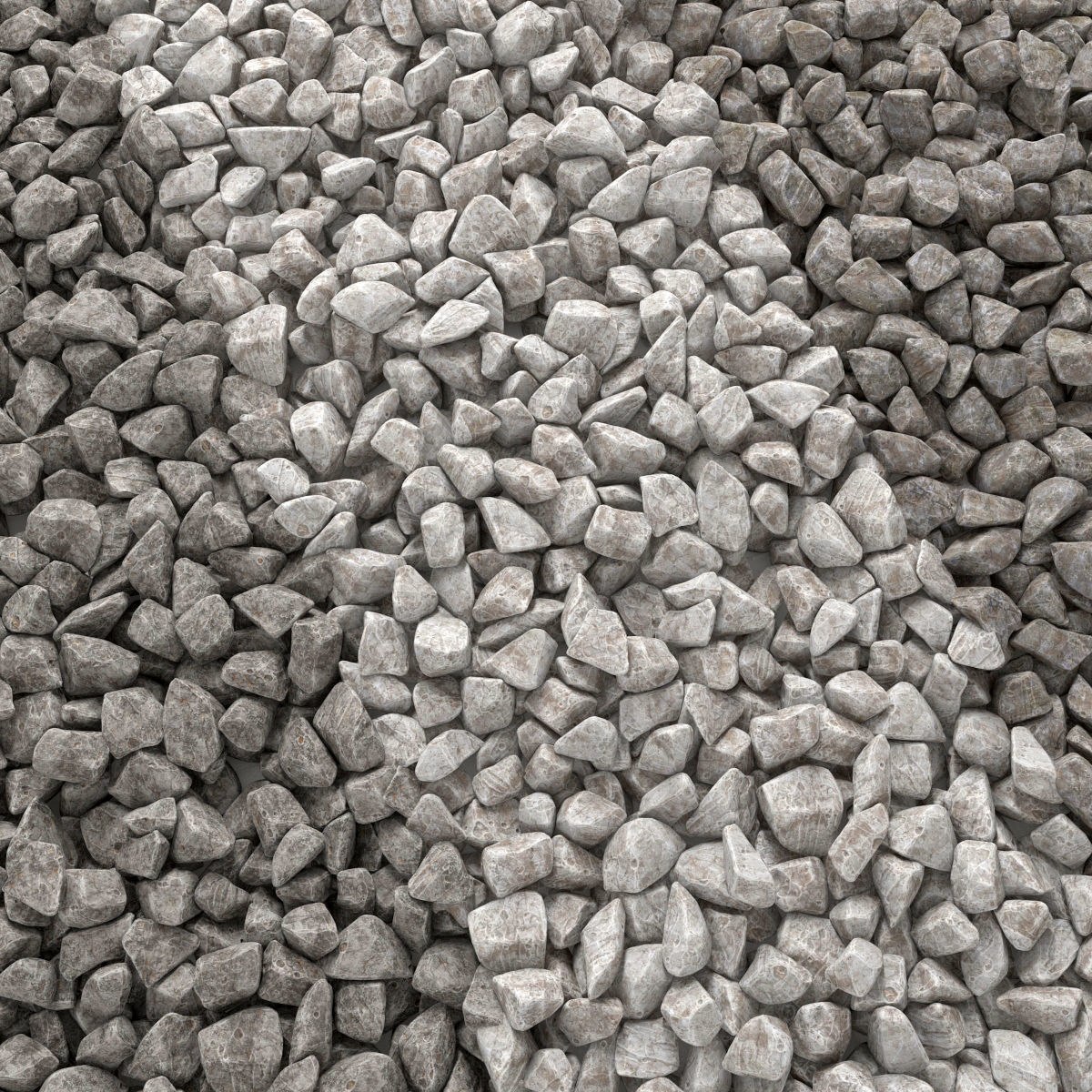 Rock stone granite  3D model_2