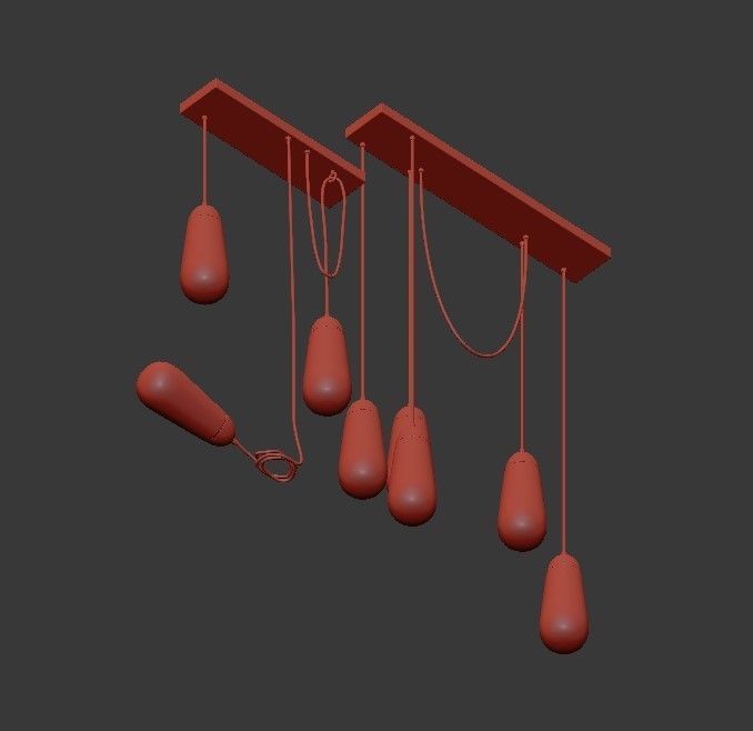 LARIAT SCONCE 5 Apparatus Studio 3D model_3