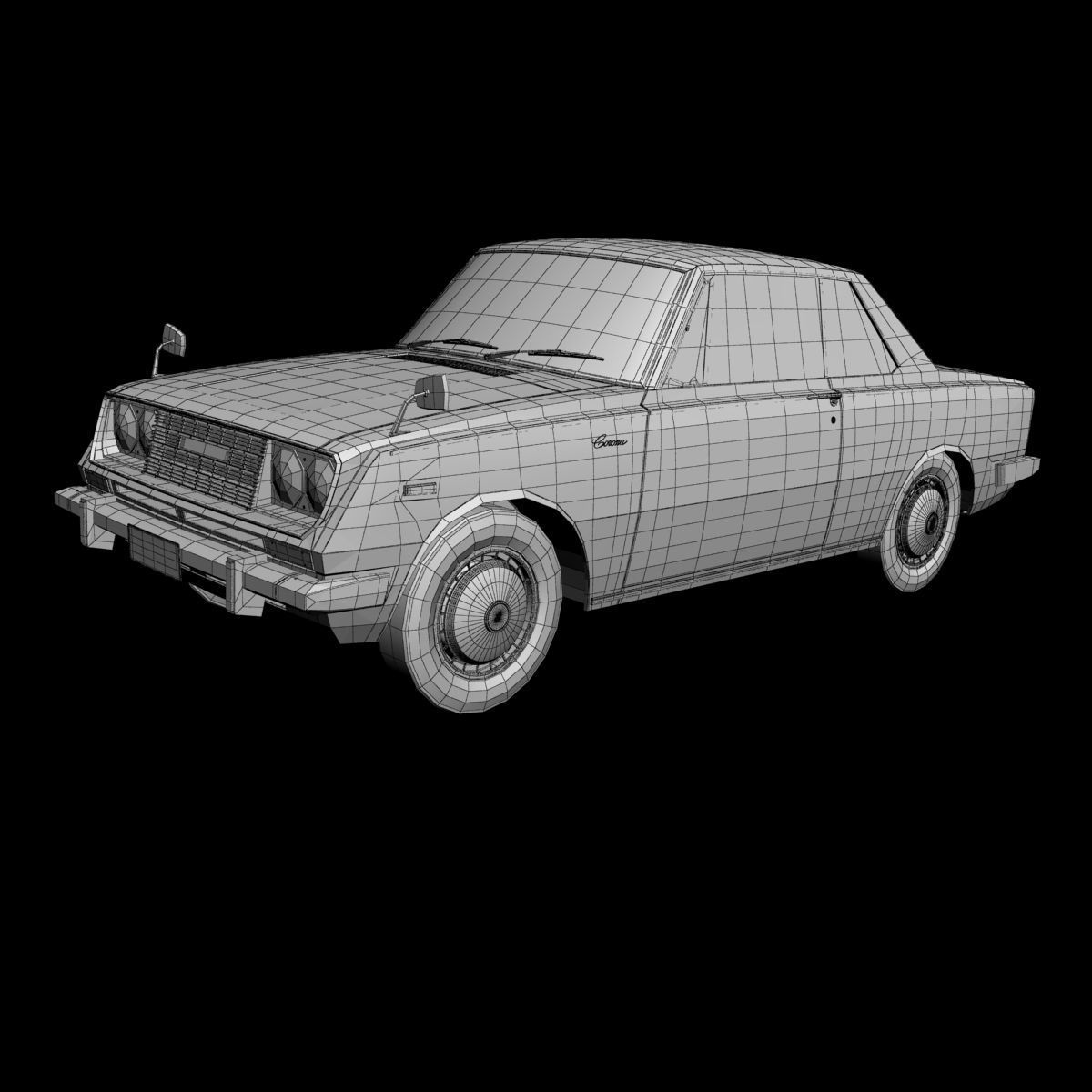 Toyota Corona RT50 Coupe 3D model_13