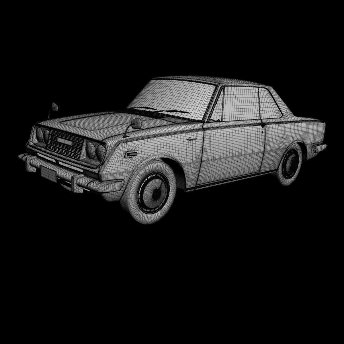 Toyota Corona RT50 Coupe 3D model_14