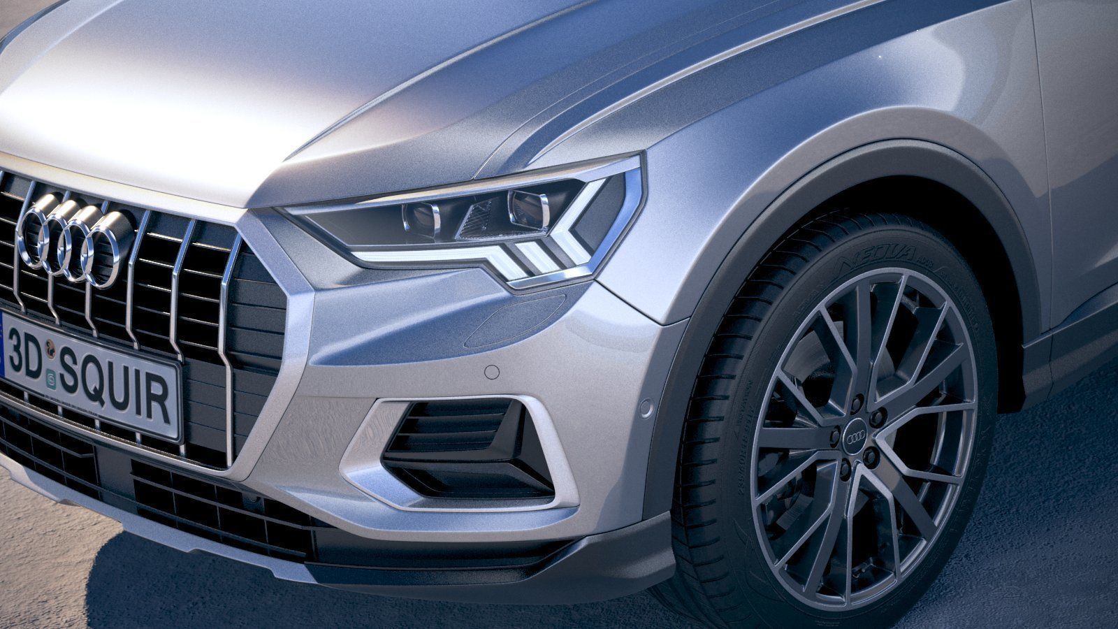 Audi Q3 2019 3D model_2
