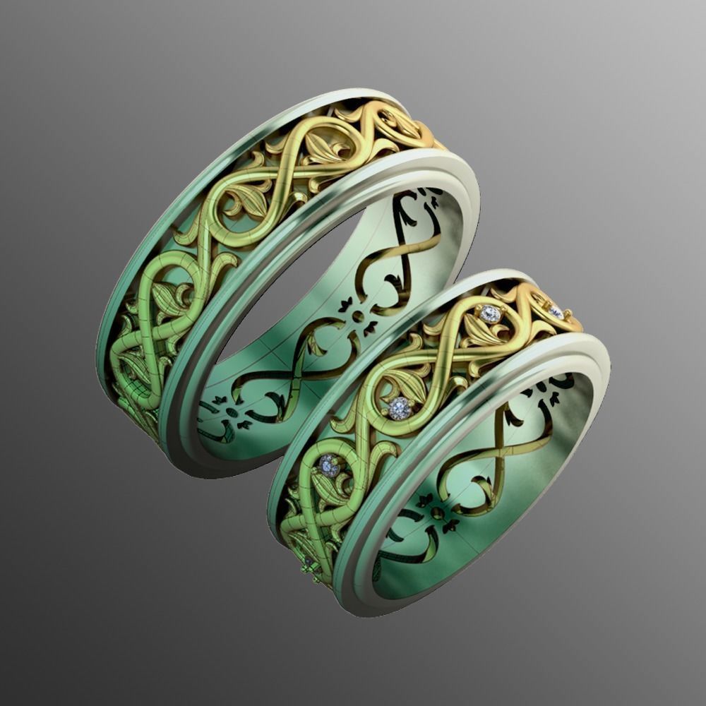 Ring pk 34 3D print model_1