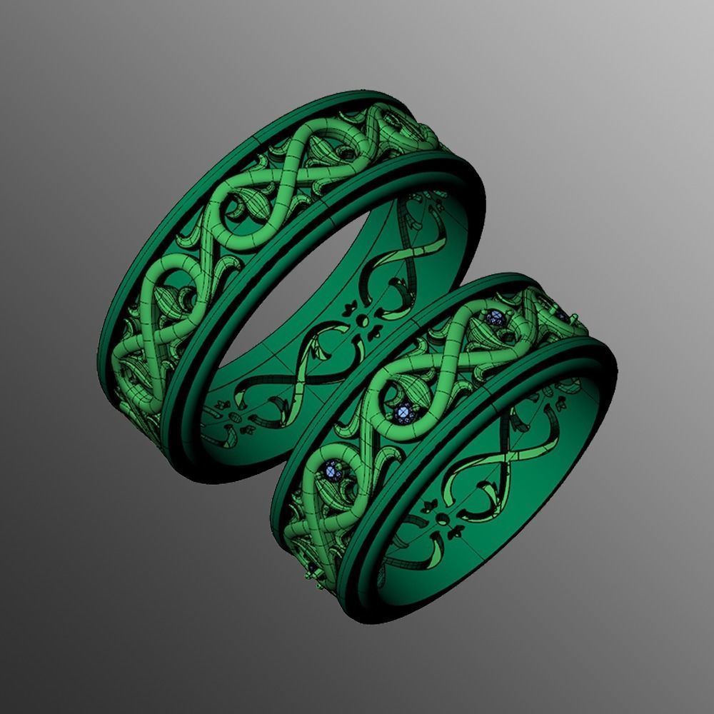 Ring pk 34 3D print model_2