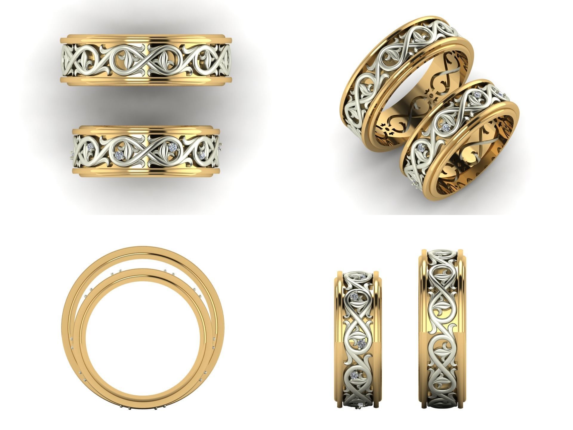 Ring pk 34 3D print model_4