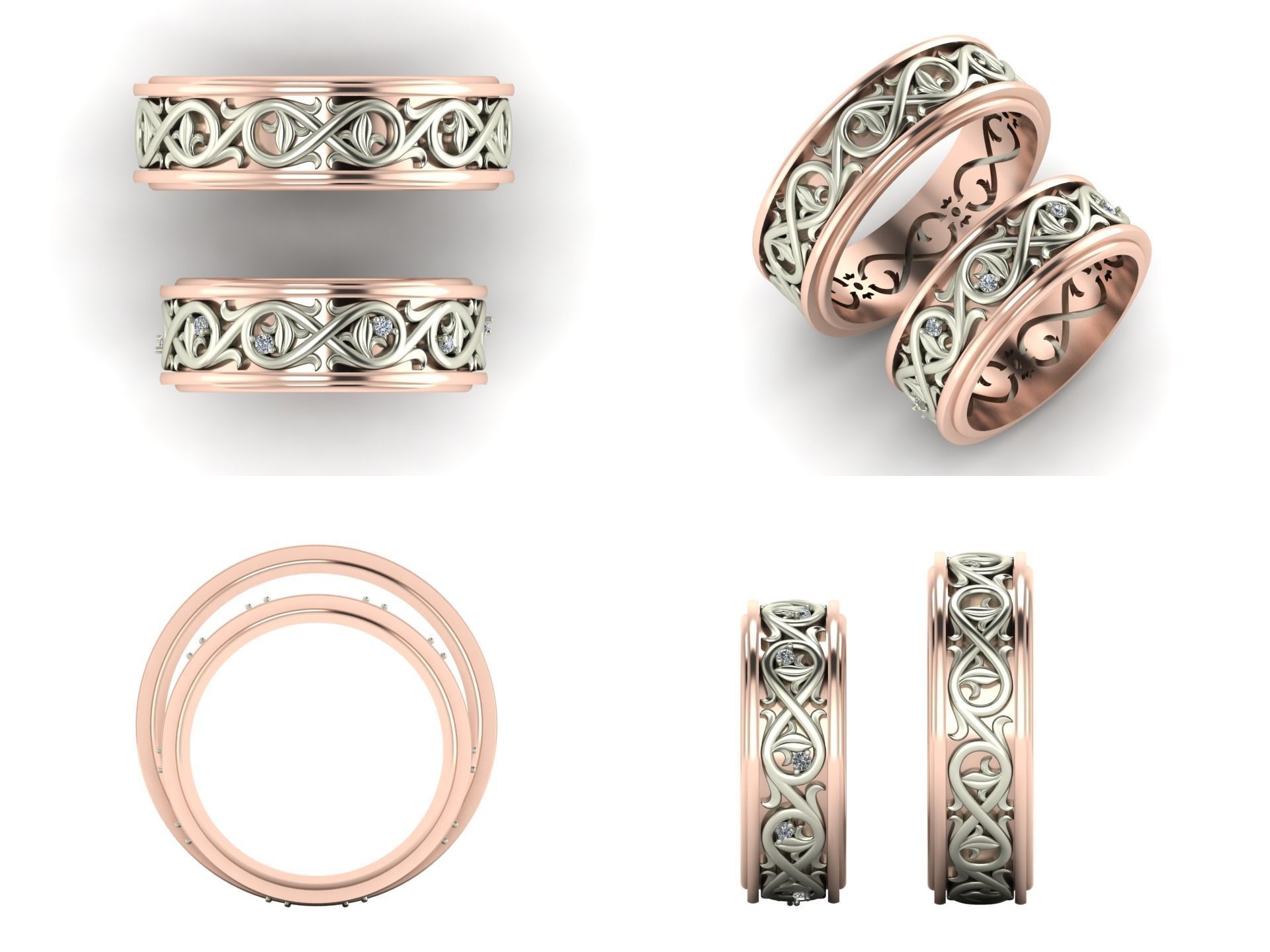 Ring pk 34 3D print model_5