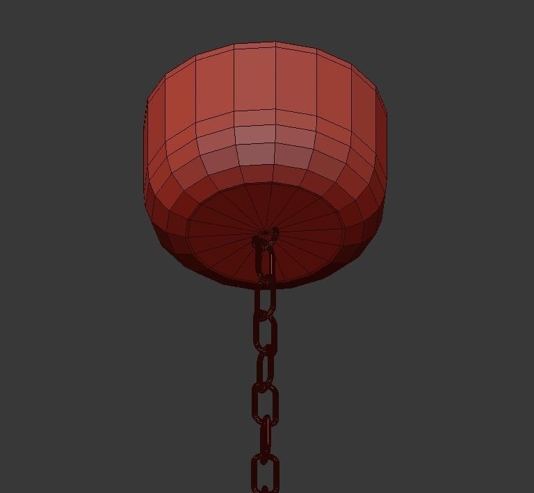 Arya 45 Light Satin Gold Chandelier 3D model_4