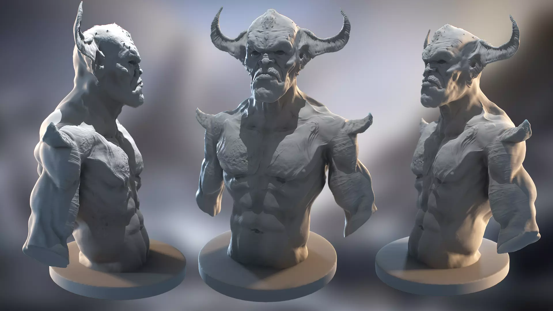 Devil Chest 3D Model 3D print model_0