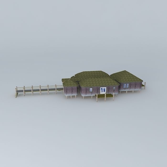 pier house Free 3D model_2