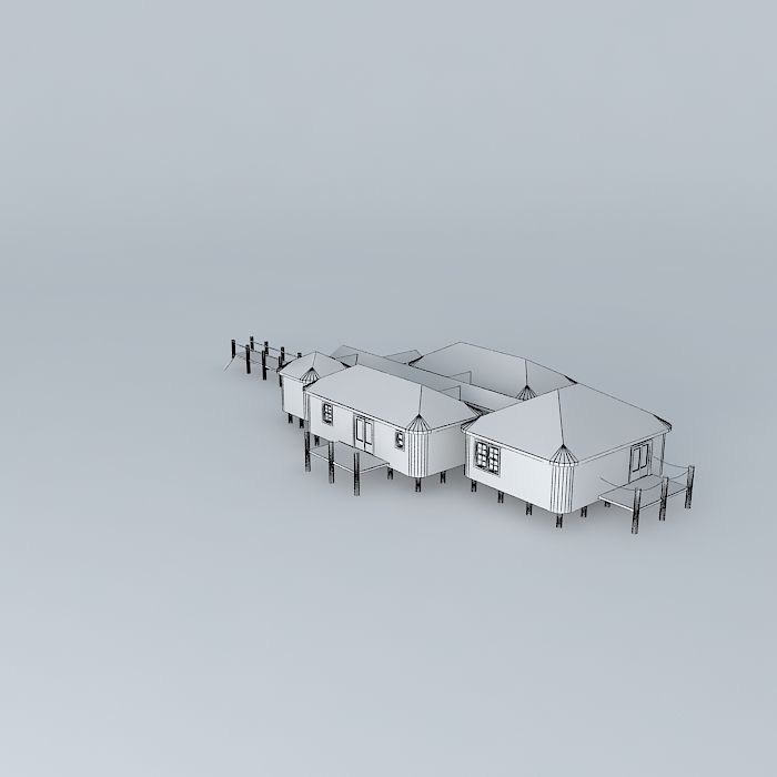 pier house Free 3D model_4