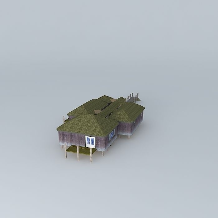 pier house Free 3D model_1