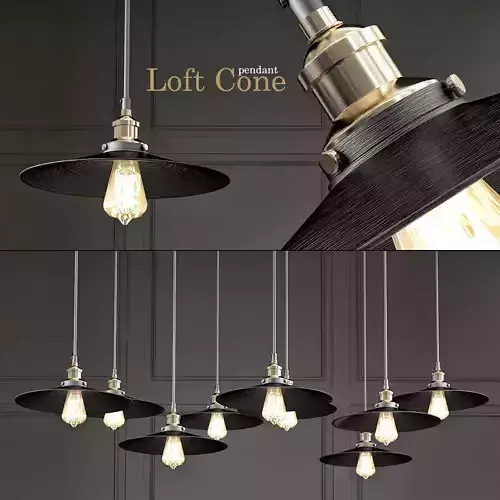 Loft Cone Pendant 30