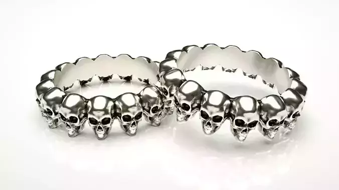 Skull bands 3D print model