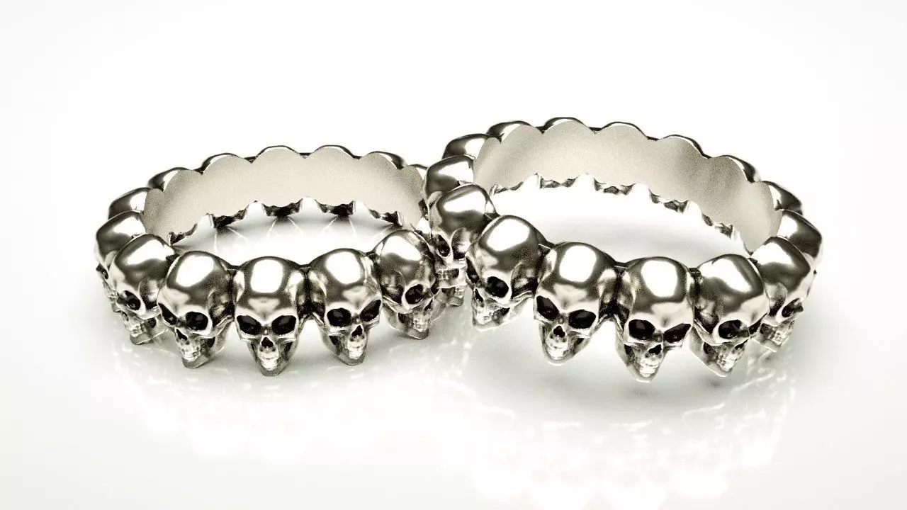 Skull bands 3D print model