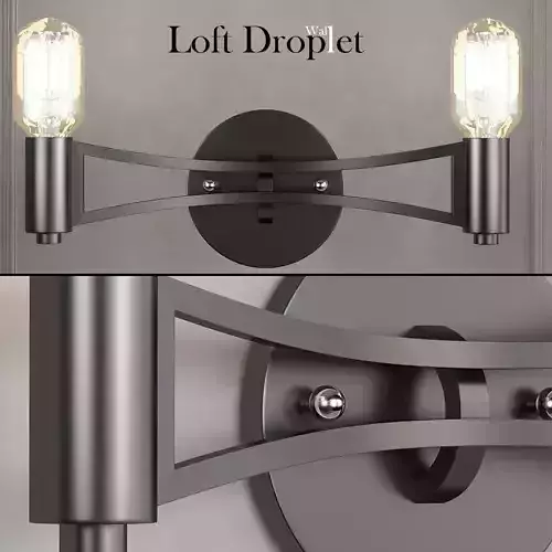 Loft Droplet Wall 3D model