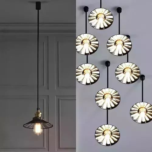 Loft Cone Pendant Reflector 3D model