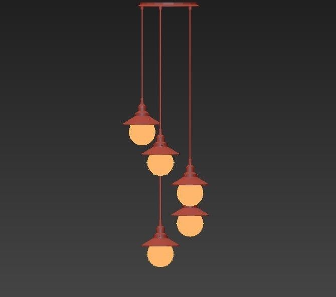 Loft Cone Pendant Reflector 5 3D model_1