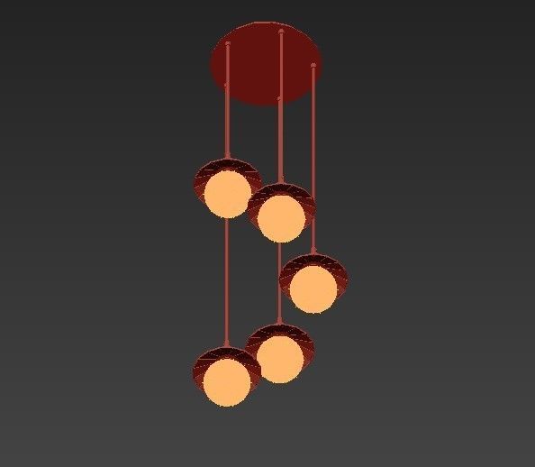 Loft Cone Pendant Reflector 5 3D model_2
