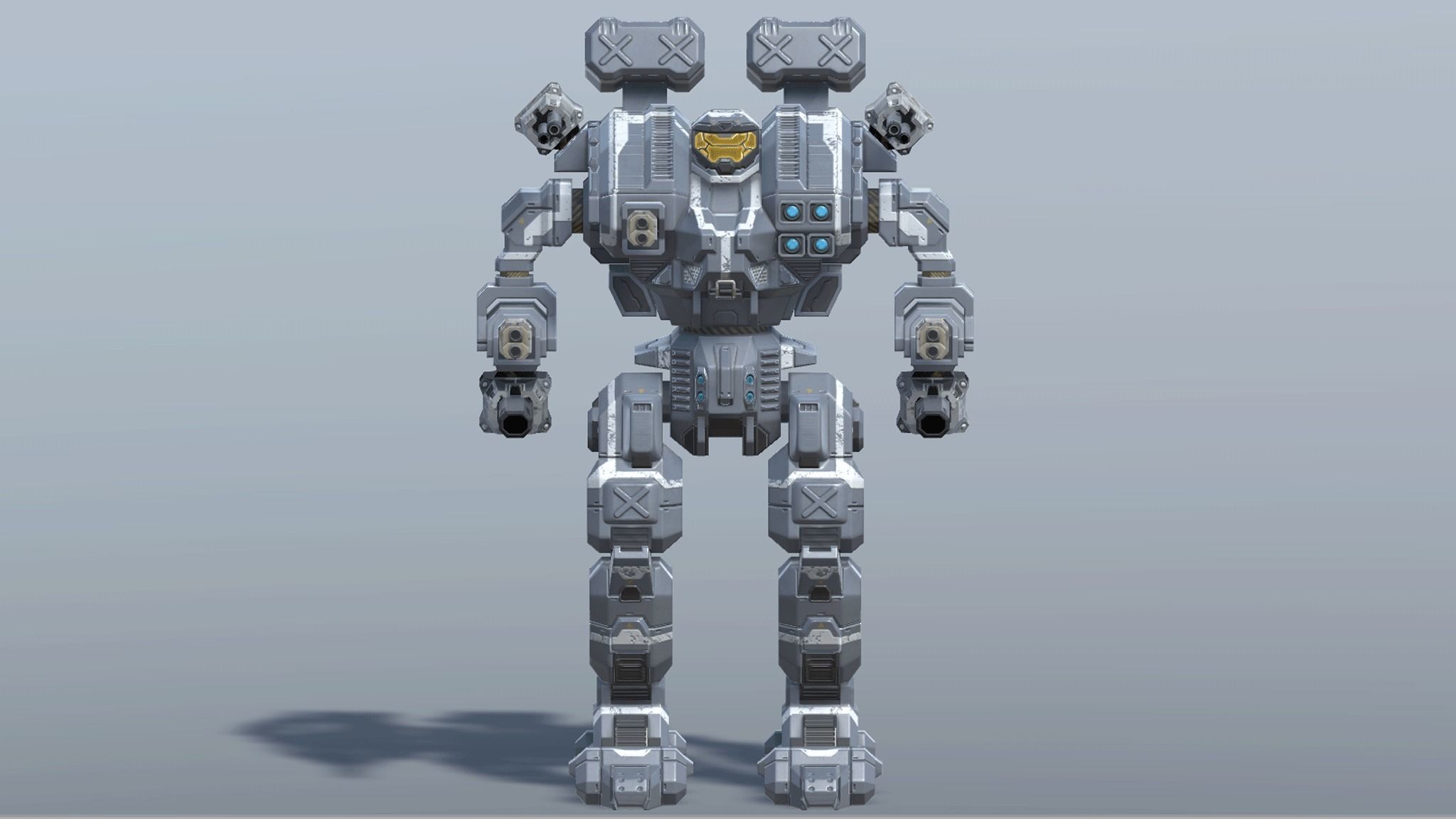 Titan BattleMech Low-poly 3D model_12
