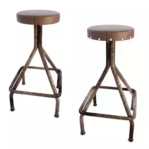 Mendel Industrial Stools  3D model