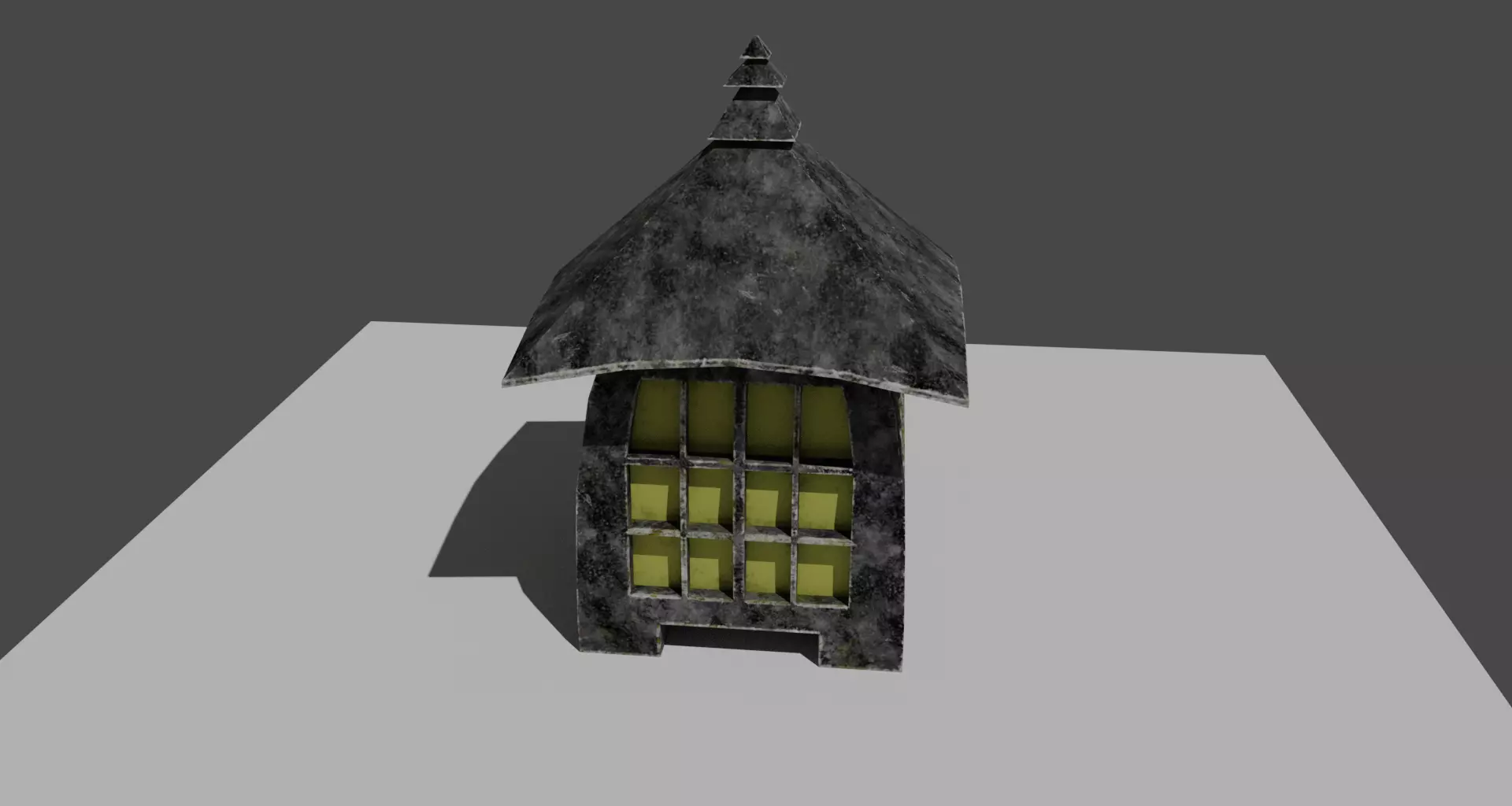 Chinese lantern  Free low-poly 3D model_0