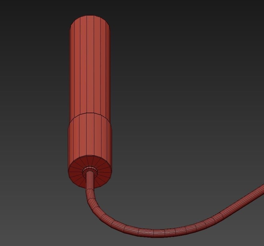 Loft Tube Chandelier 10 3D model_6