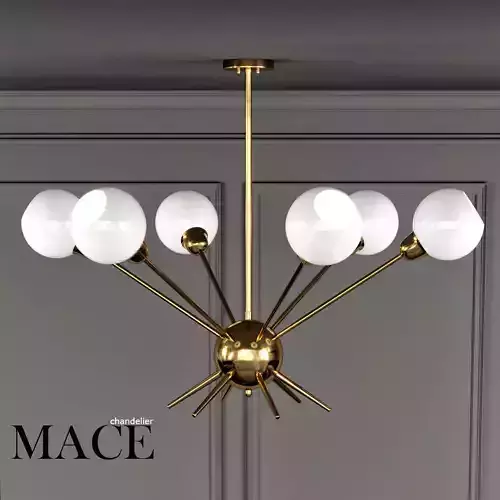 Mace Chandelier 3D model