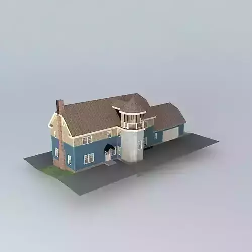 DIY house Free 3D model